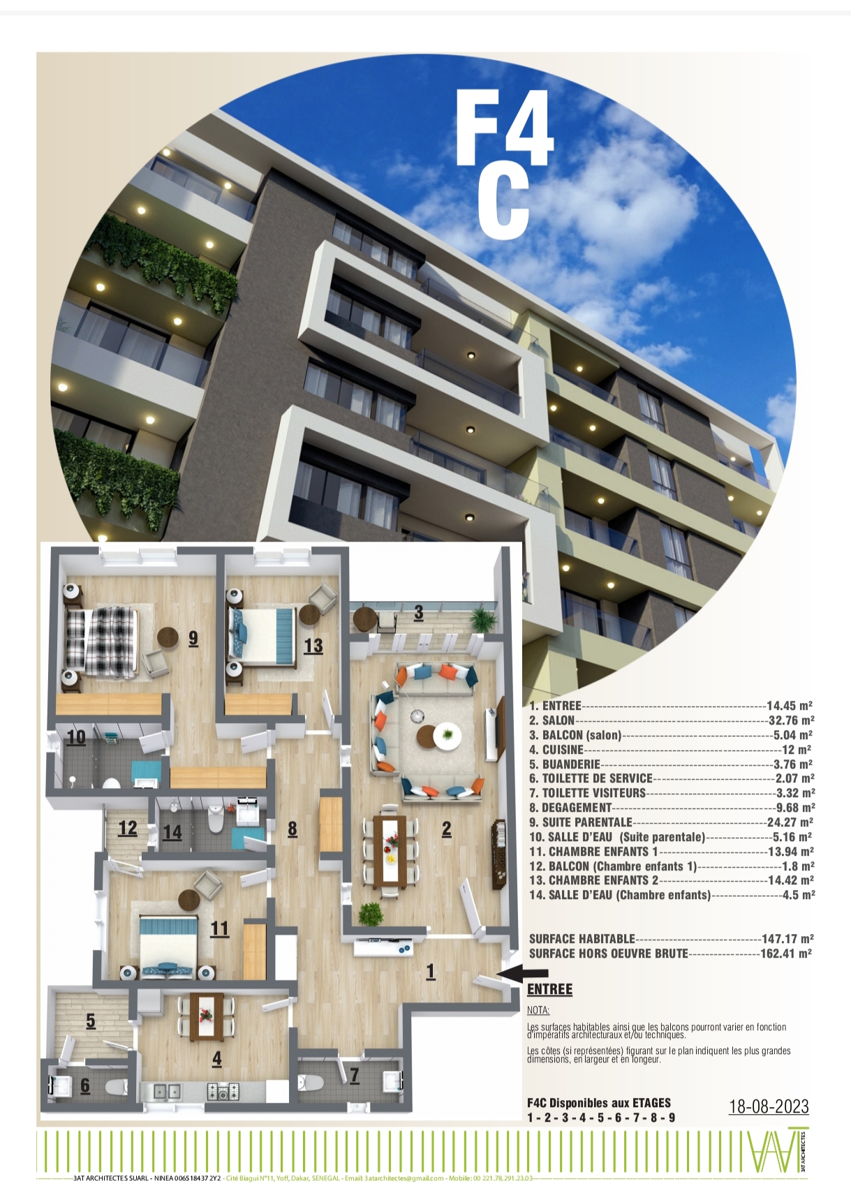 Appartement F4 en VEFA