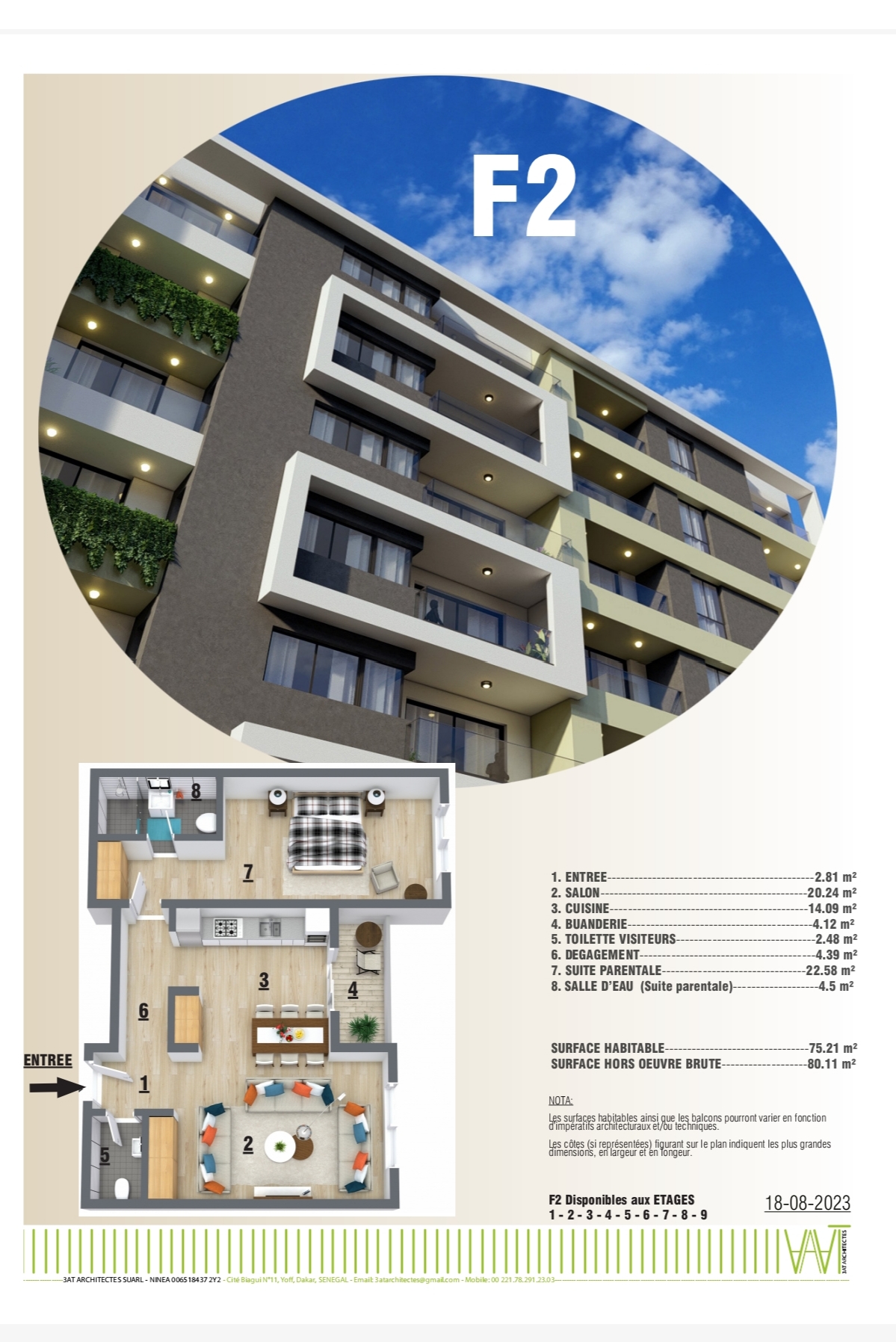 Appartement F2 en VEFA