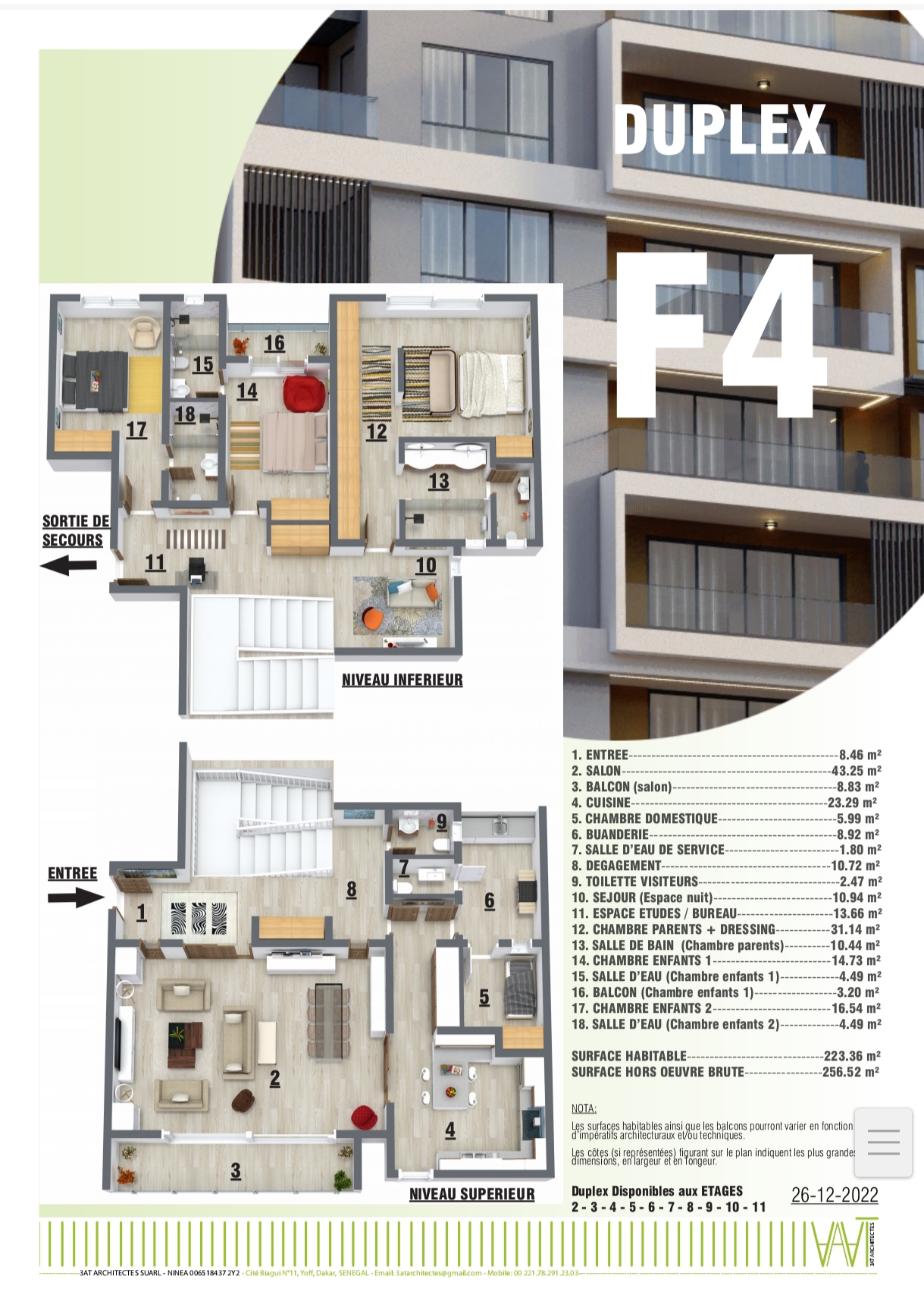Appartement F4 Duplex